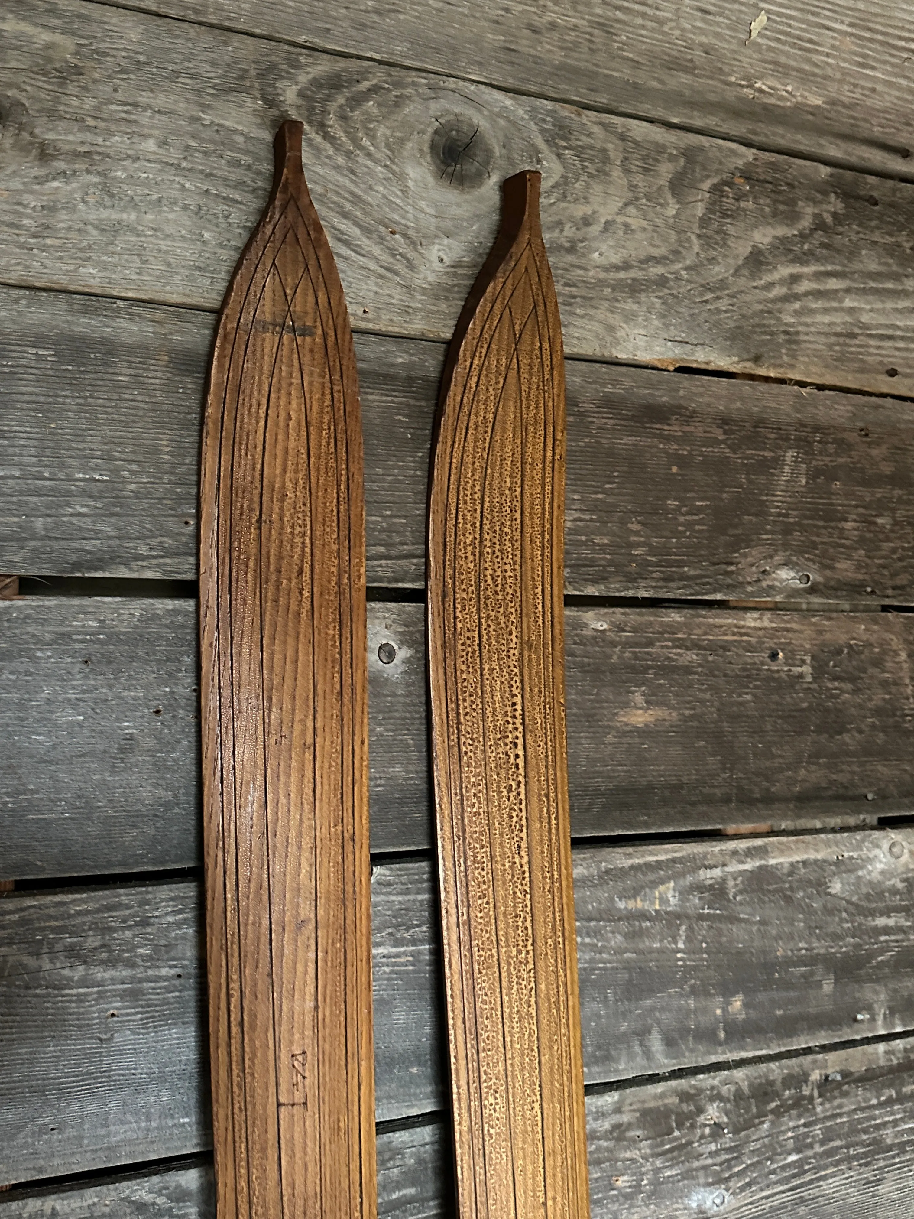 1920s Northland Pointed Tip Skis - Abercrombie and Fitch Co.