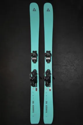 23-24 Demo Skis - Fischer Ranger 102 176cm with Demo Tyrolia Attack 14 Bindings - Women's