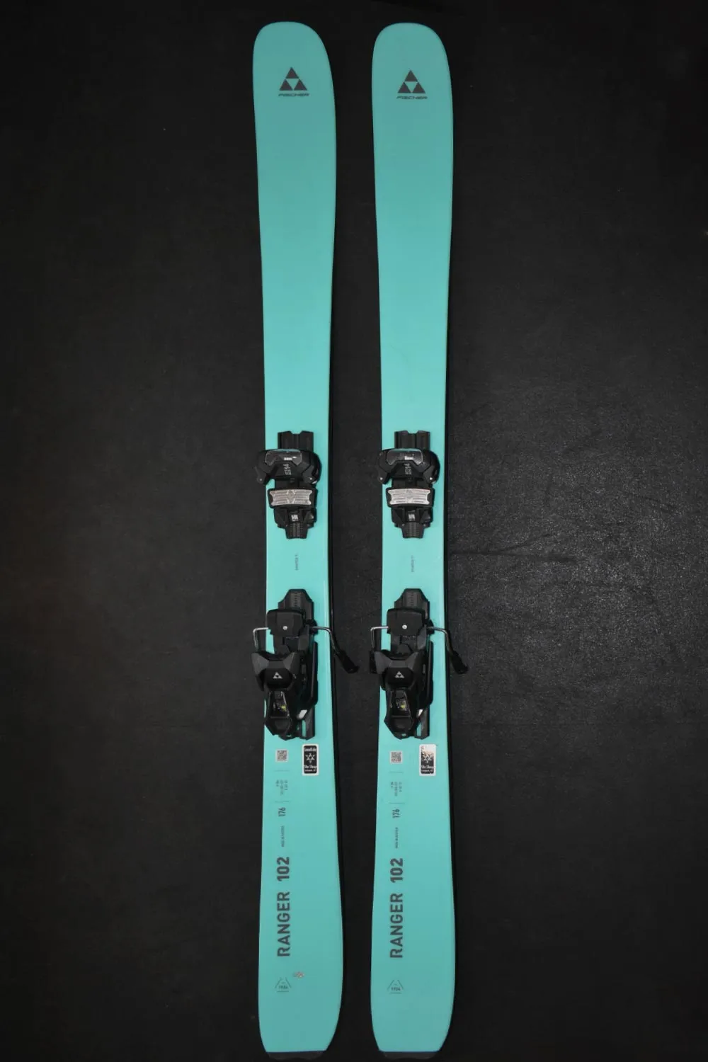 23-24 Demo Skis - Fischer Ranger 102 176cm with Demo Tyrolia Attack 14 Bindings - Women's