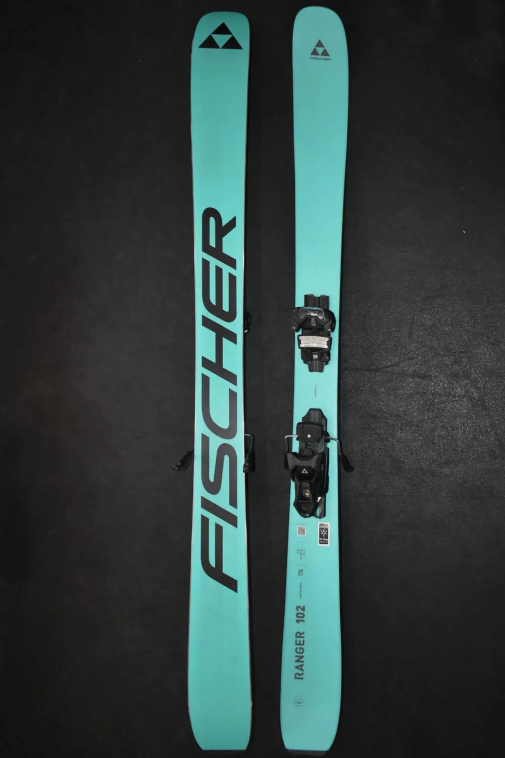 23-24 Demo Skis - Fischer Ranger 102 176cm with Demo Tyrolia Attack 14 Bindings - Women's