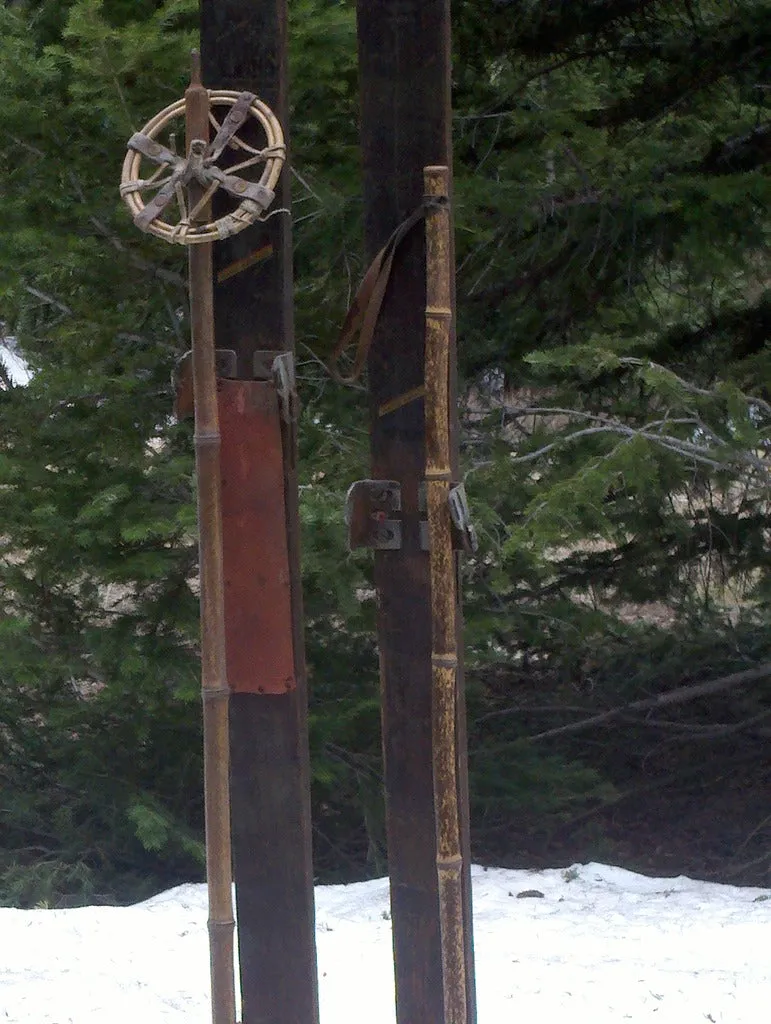 Antique Ward Marathon Jumping Skis