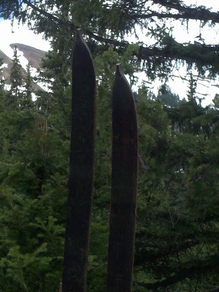 Antique Ward Marathon Jumping Skis