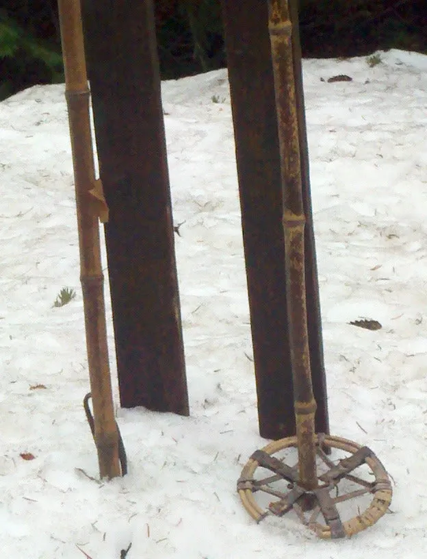 Antique Ward Marathon Jumping Skis