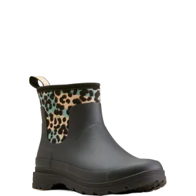 Ariat Ladies Kemarsh Shortie Cheetah & Black Round Tot Boots 10050918