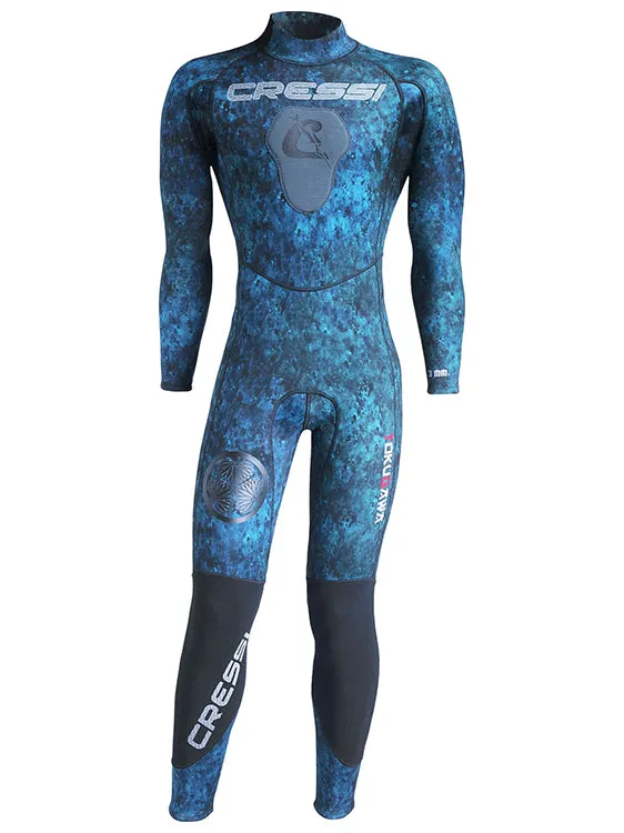 Cressi Tokugawa 3mm 1-Piece Wetsuit Mens - 1/XS & 4/L