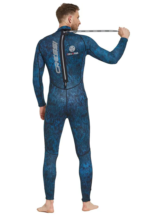 Cressi Tokugawa 3mm 1-Piece Wetsuit Mens - 1/XS & 4/L