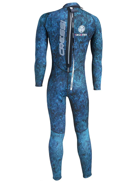 Cressi Tokugawa 3mm 1-Piece Wetsuit Mens - 1/XS & 4/L