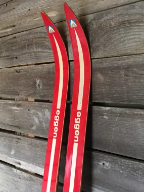 Decorative Wooden Skis - Vintage