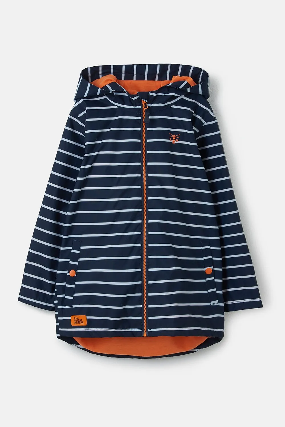 Ethan Jacket - Navy Stripe