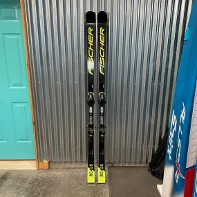 Fischer RC4 GS World Cup FIS Race Skis w/ Fischer z16 Bindings - USED