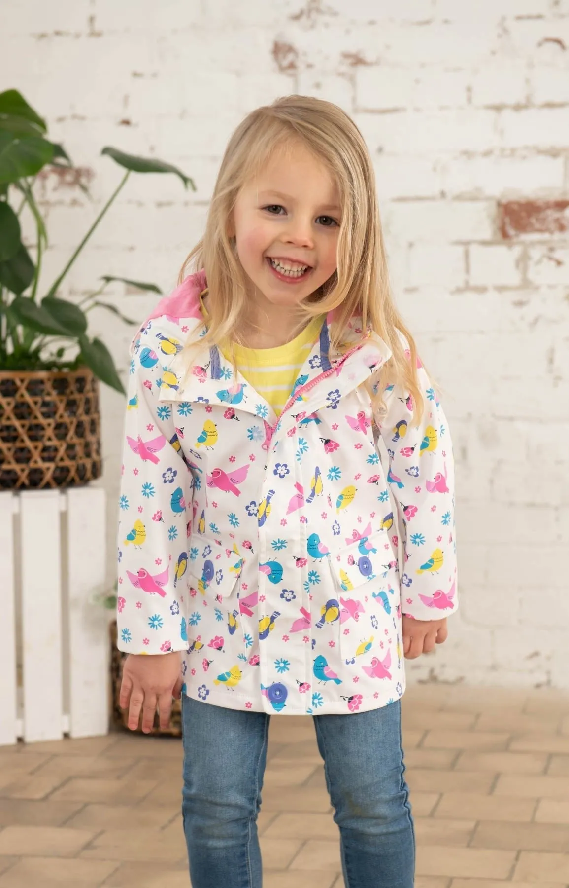 Heidi Jacket - Bird Print