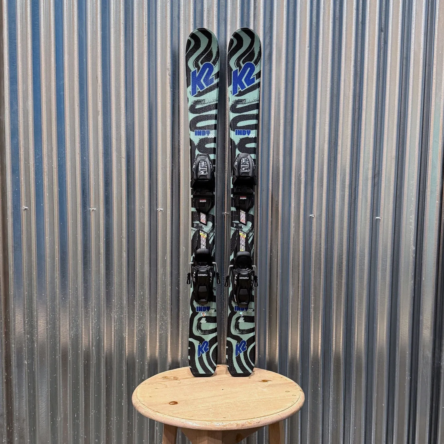 K2 Indy Kid's Skis w/ Marker 4.5 GW Bindings - USED