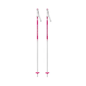 Kerma Vector Team Kid's Ski Poles - Pink/White