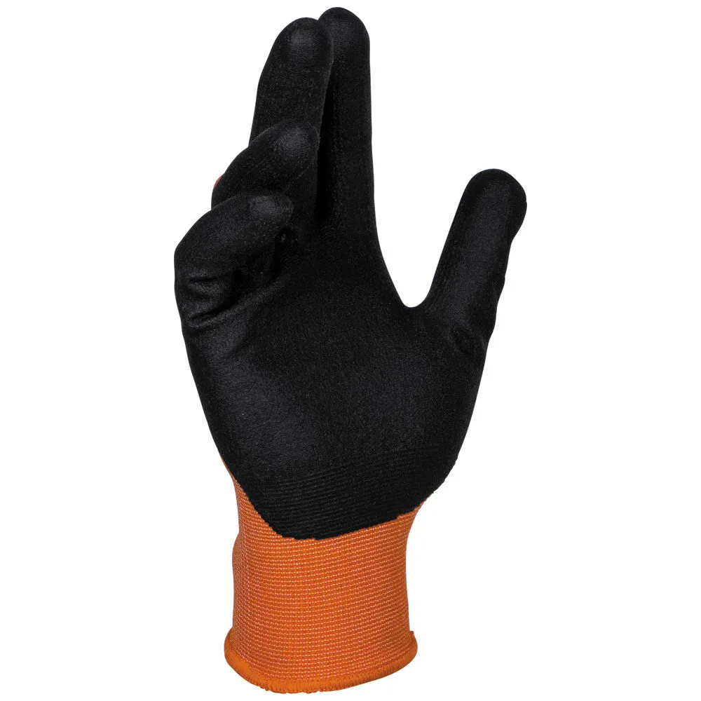 Klein 60673 Knit Dipped Gloves, Cut Level A1, Touchscreen, X-Large, 1-Pair