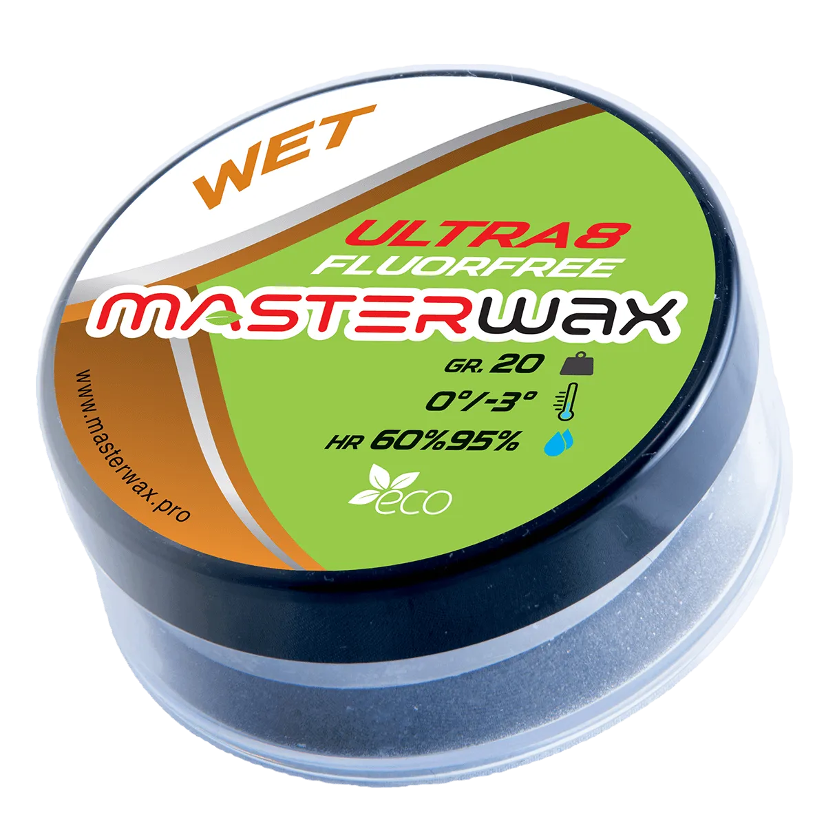 MasterWax Ultra8 FLUORFREE Wet Wool-Apply Wax (0C/-3C) | 20g