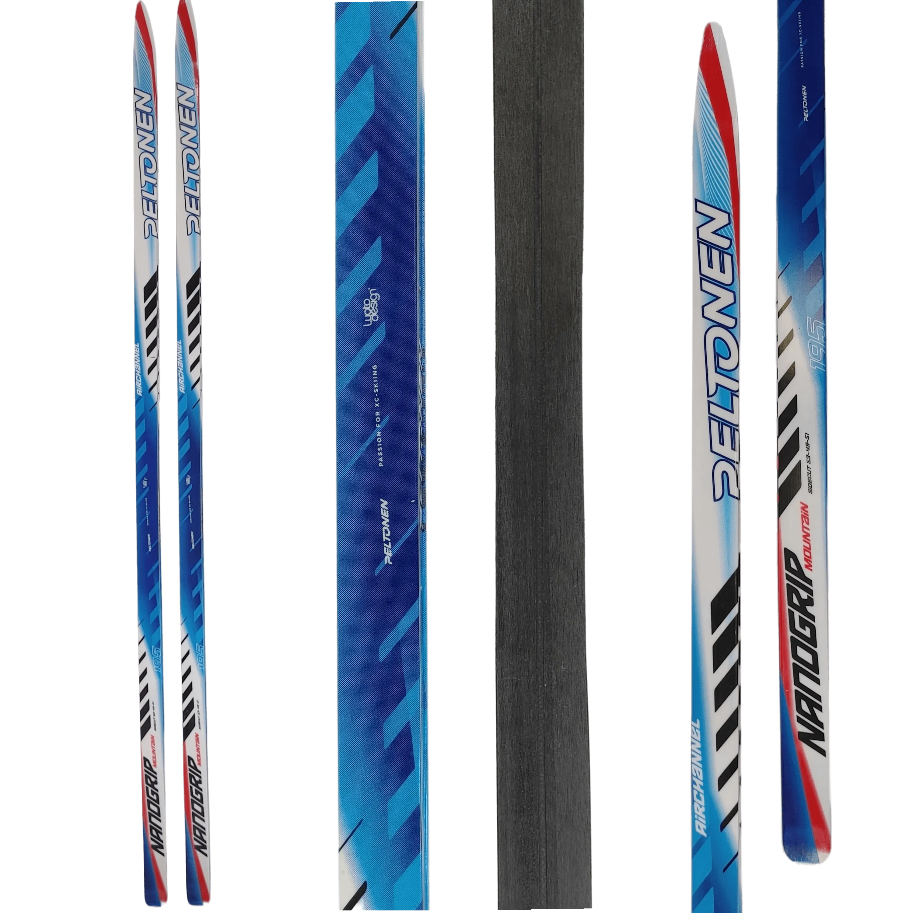 Peltonen Mountain Off-Track Classic NANOGRIP 2016 Skis 53-49-51mm Sidecut | 195cm