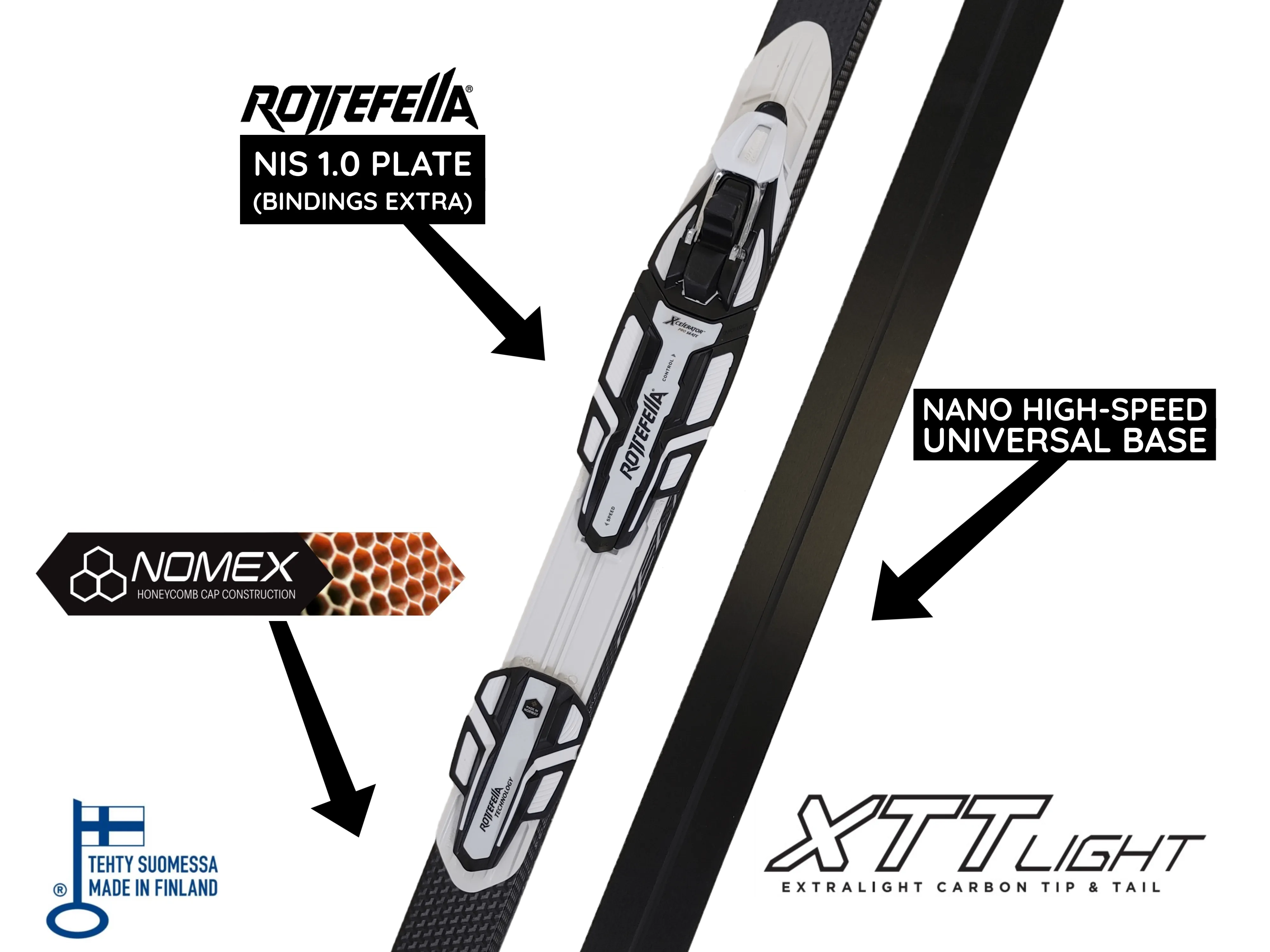 Peltonen SUPRA X UNIVERSAL Skate Skis CLEARANCE