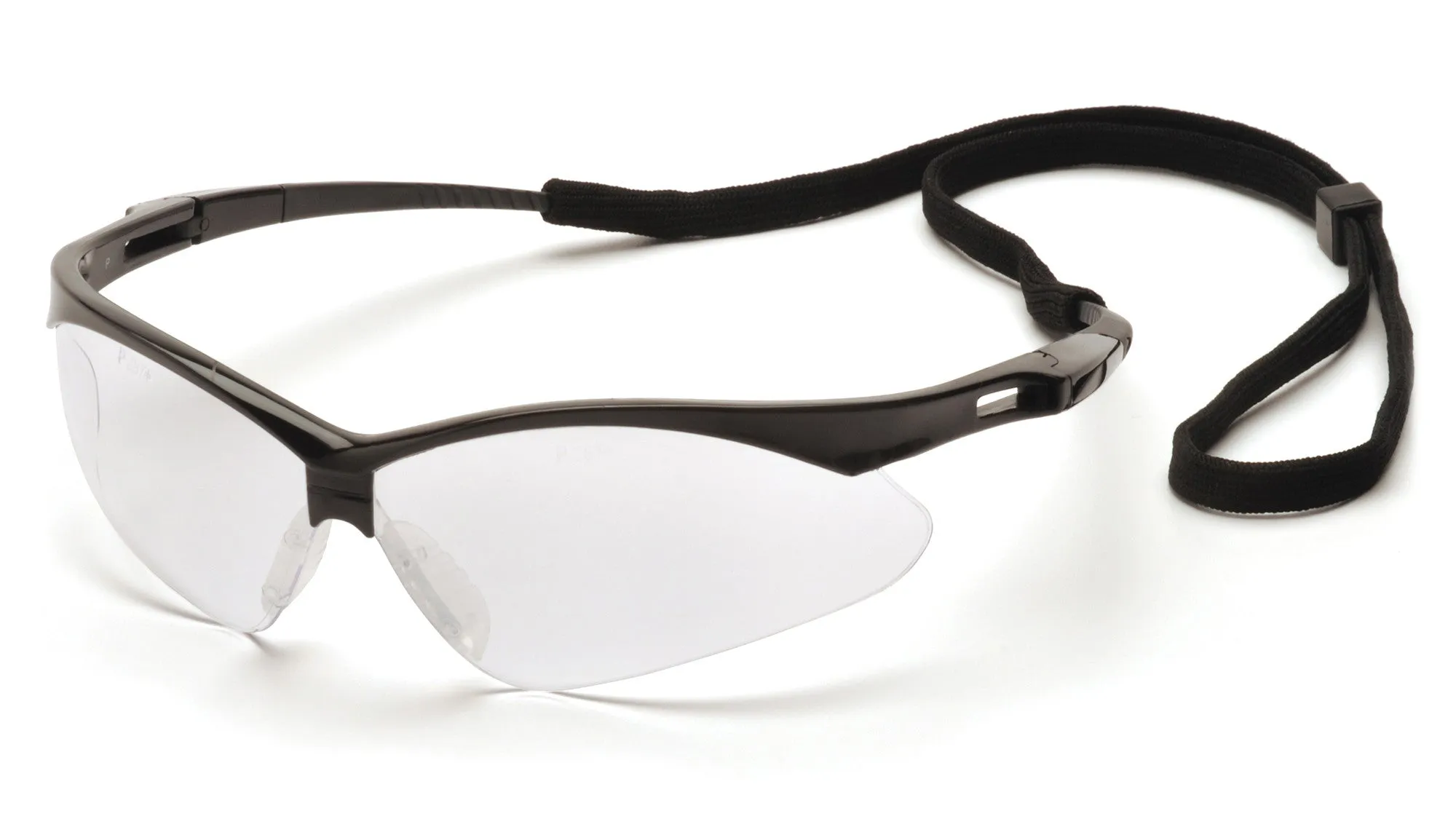 Pyramex SB6310STP PMXTREME Black Safety Glasses W/ Clear Anti-Fog with Cord Lens (12 each)