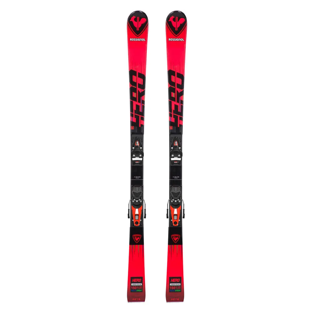 Rossignol Hero Junior Pro Multi-Event Kid's Race Skis w/ Look NX10 GW Bindings 2024