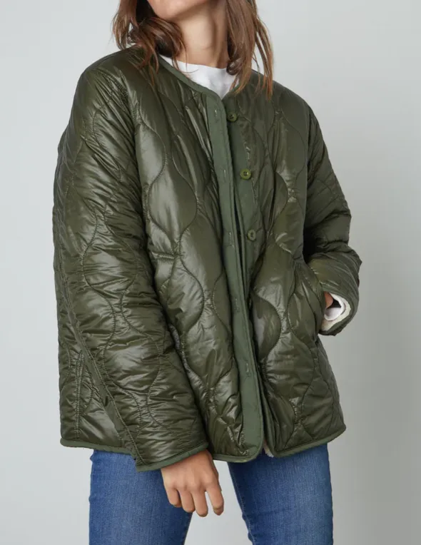 Velvet Marissa Reversible Jacket Army