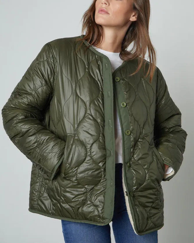 Velvet Marissa Reversible Jacket Army