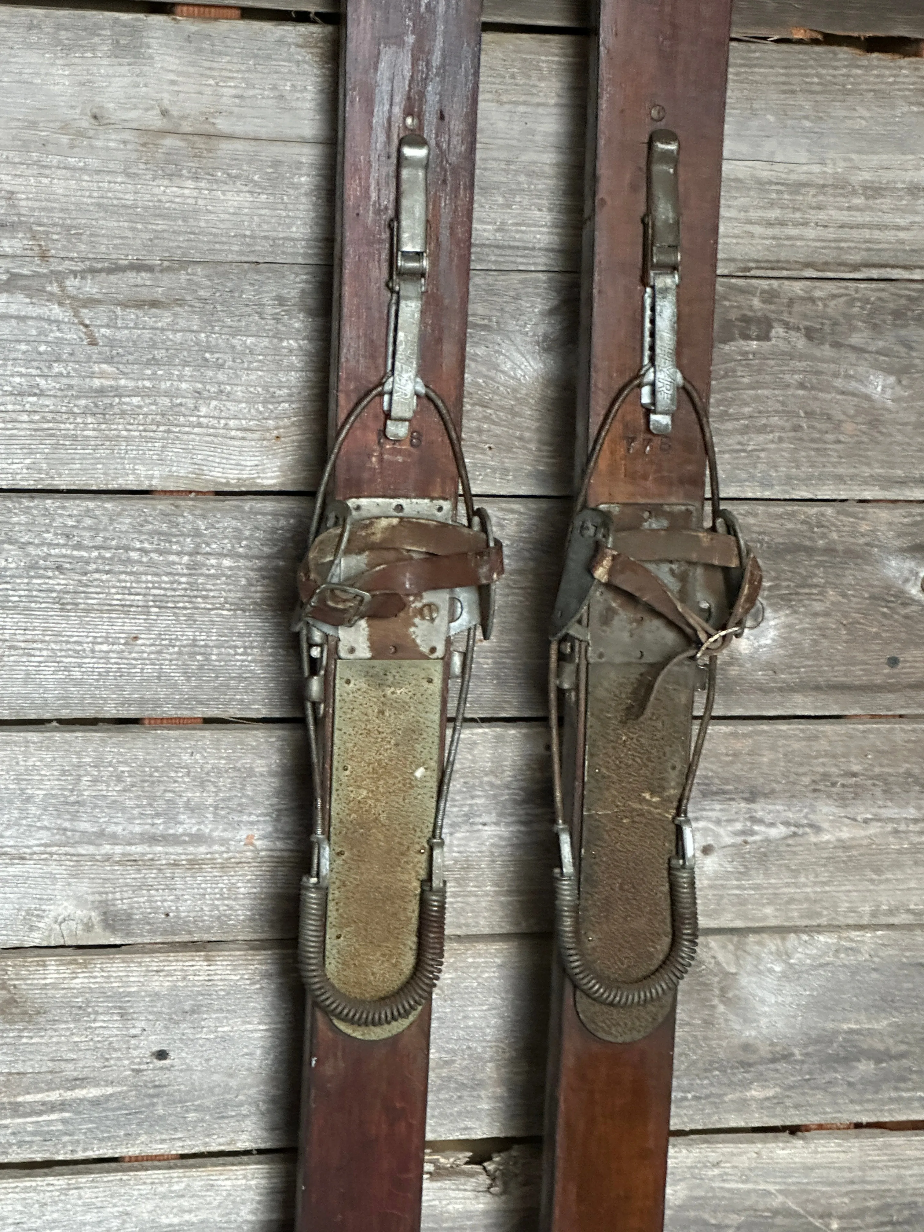 Vintage 1930s Downhill Skis