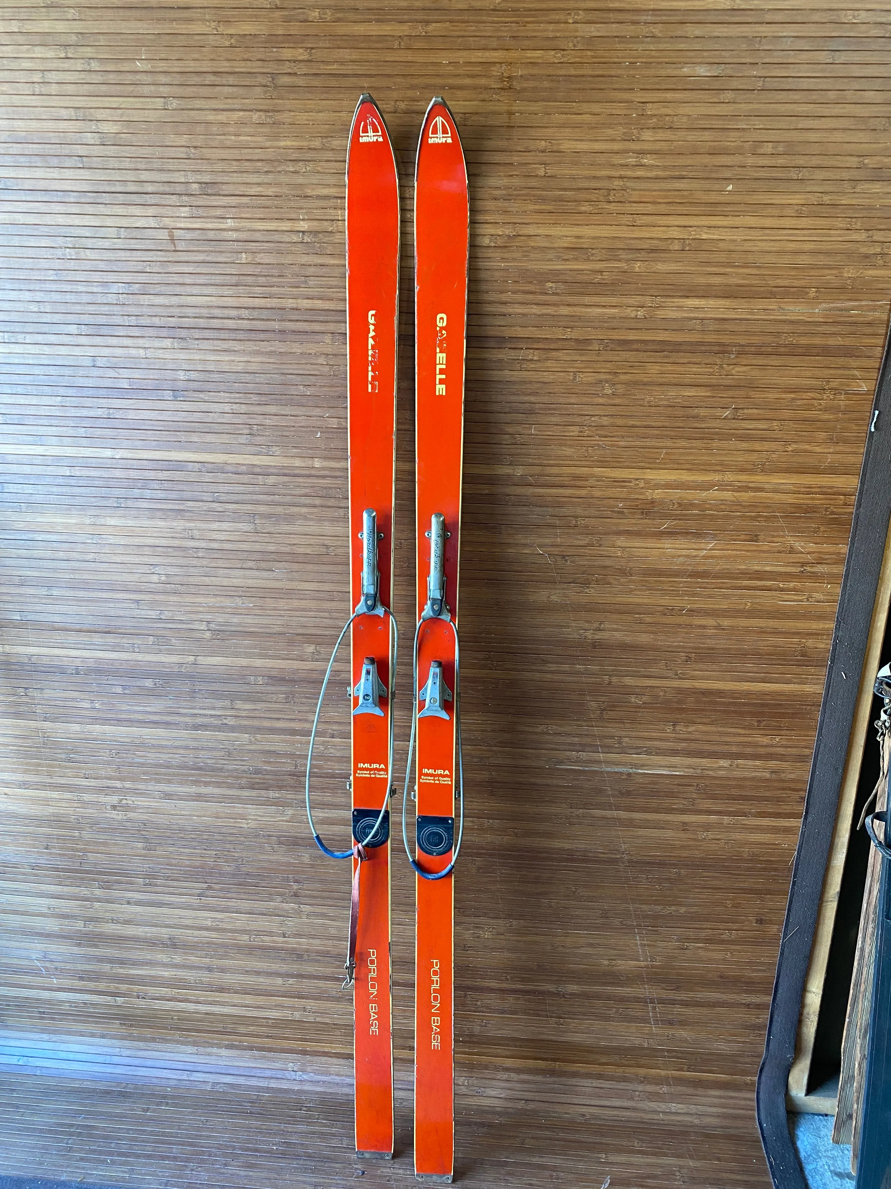 Vintage 1940s Downhill Skis