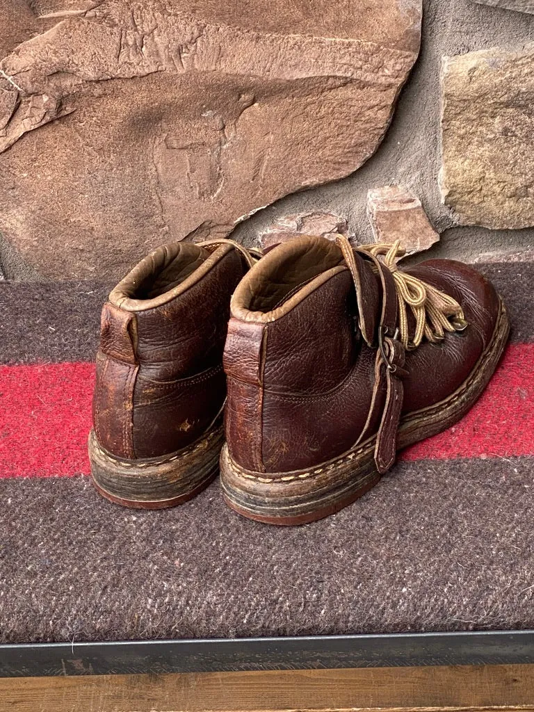 Vintage Brown Leather Boots