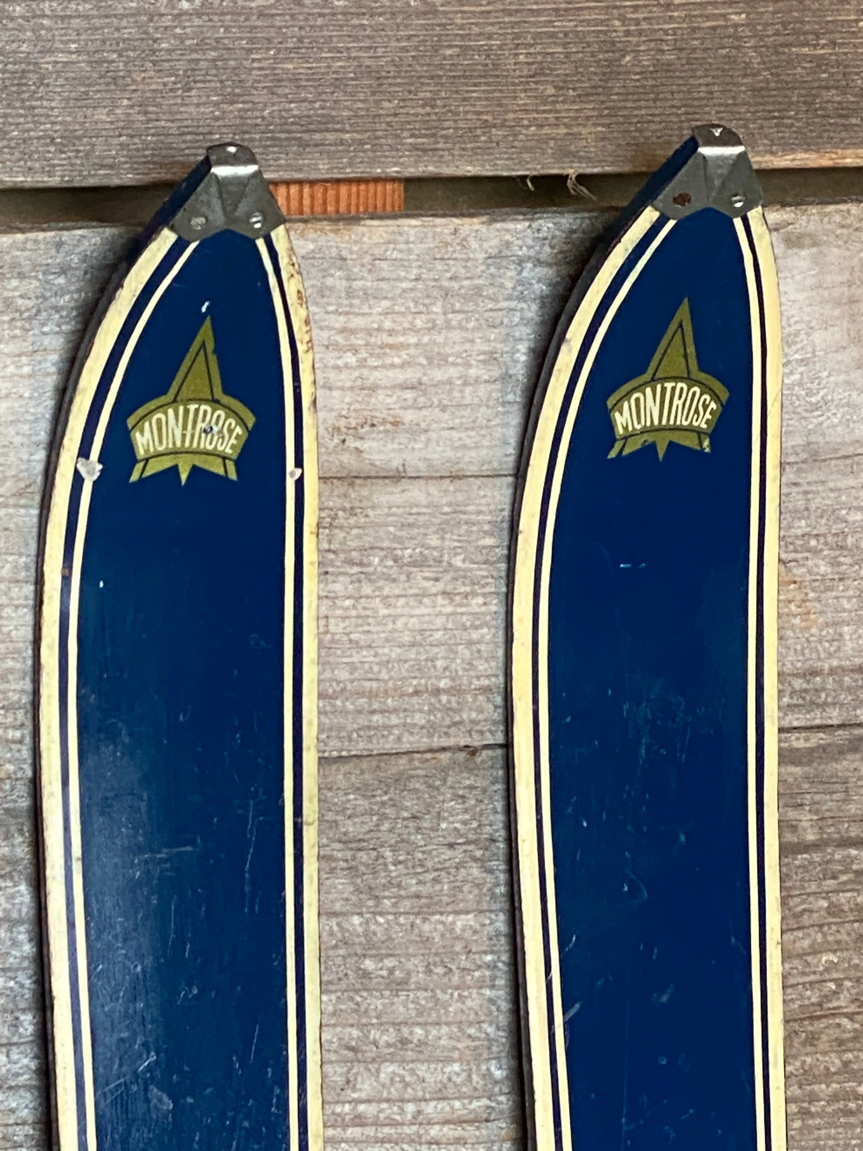 Vintage Junior Skis - Montrose Blue