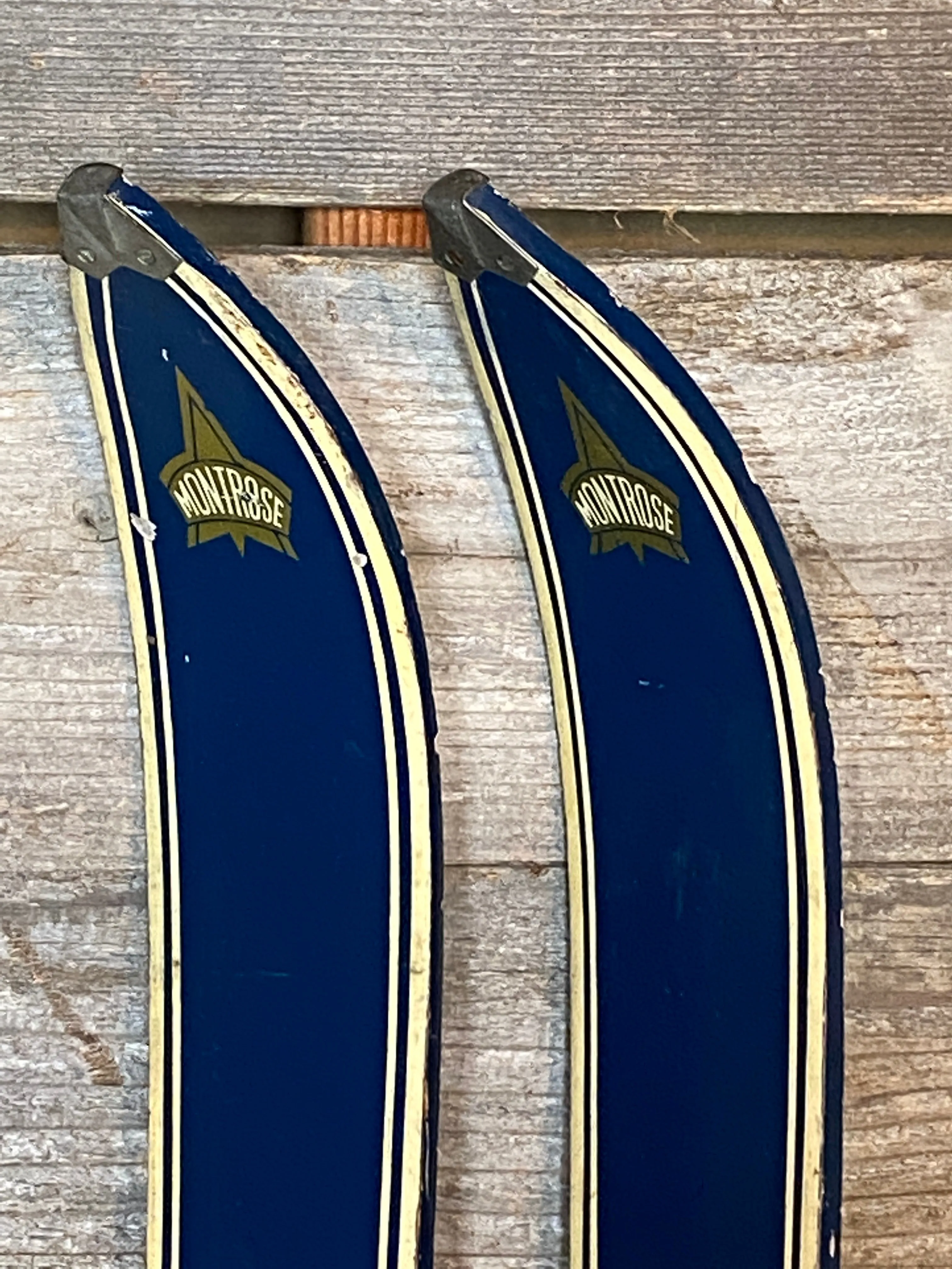 Vintage Junior Skis - Montrose Blue