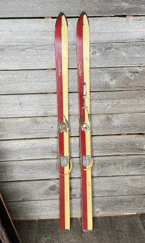 Vintage Kids Junior Skis - 1930s Snow Bird